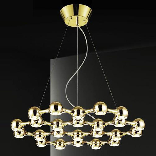Brass Hanging LED Lights (AD10075-24)