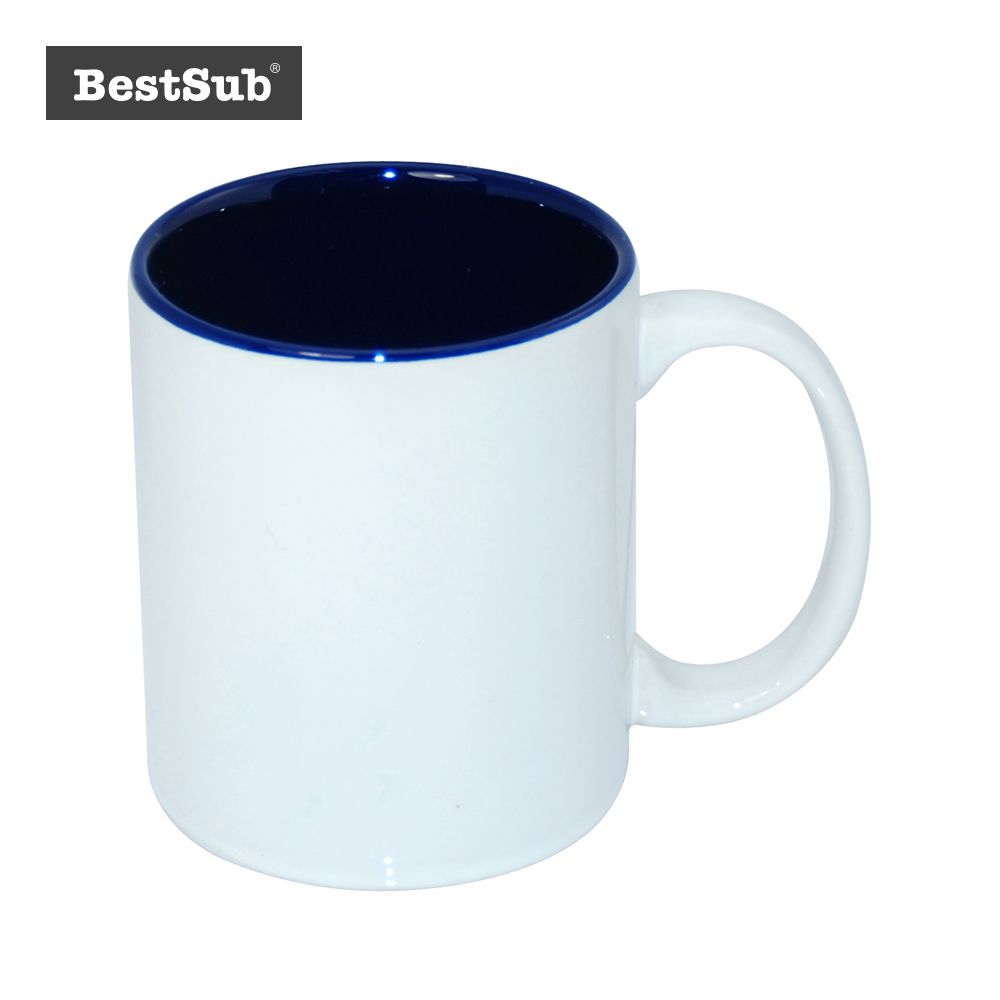 Js Coatings Sublimation Mugs 11oz Two-Tone Color Mugs - Blue B11naa-07