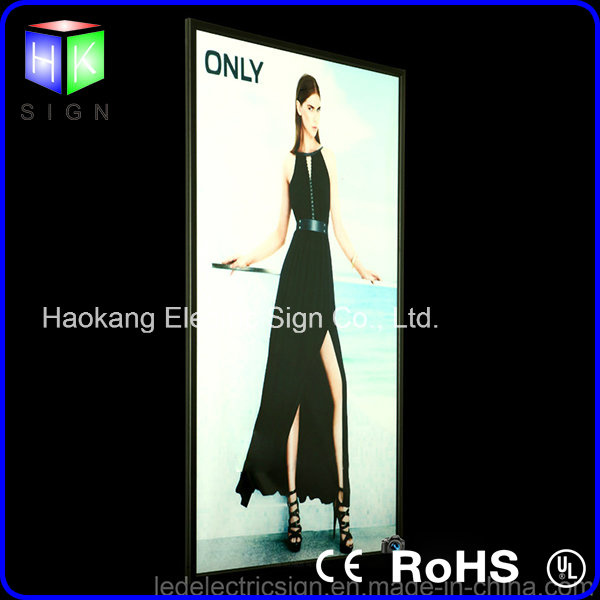 Acrylic Photo Frame with Aluminum LED Light Box for Advertising