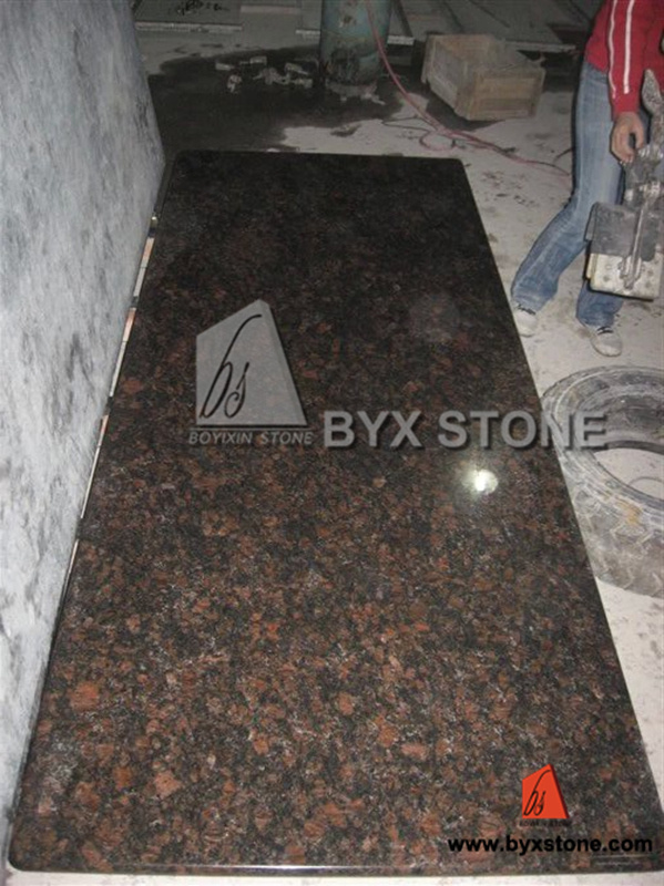 Tan Brown Granite Countertop for Kitchen and Bathroom