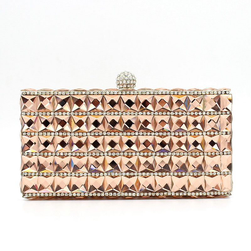 Low MOQ Designer Women Fashion Bag Lady Box Clutch Bag