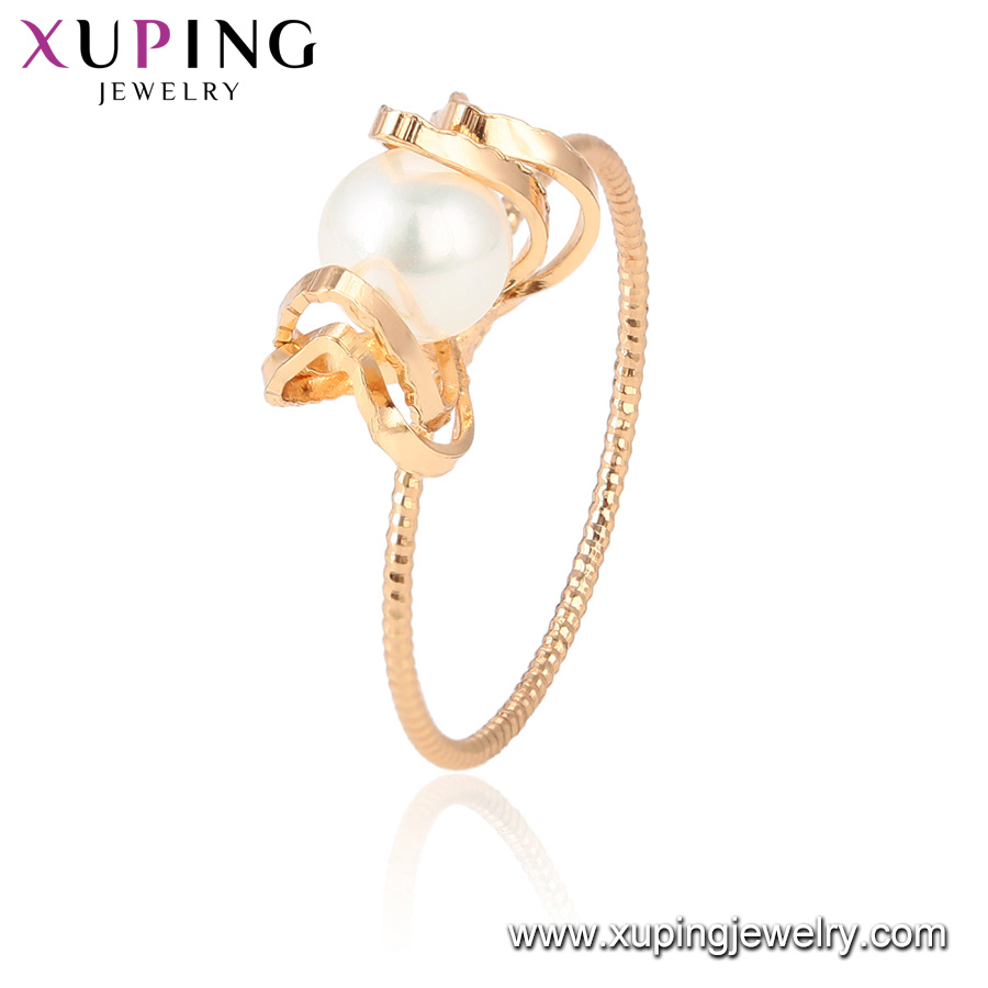 15429 Xuping Luxury Fine Zircon Ring Wih 18K Gold Plated