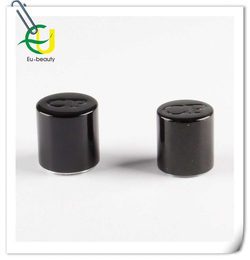 Shiny Black Aluminum Perfume Cap for Cosmetic