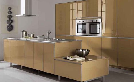 Acrylic Kitchen Cainet (ZH-96011) (ZH-86011)