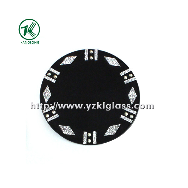 Single Wall Color Glass Plate by SGS (KLP110824-1C)