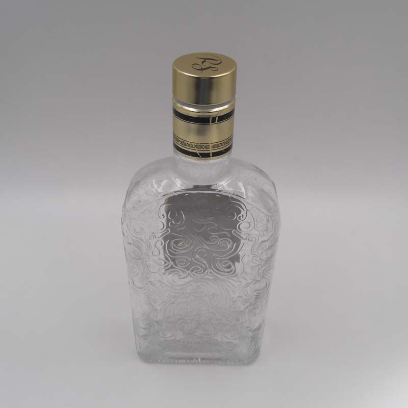 Vintage Decanter Glass Liquor Whiskey Crystal Glass Bottle