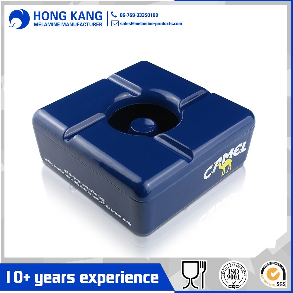 Square Windproof Cigarette Melamine Ashtray