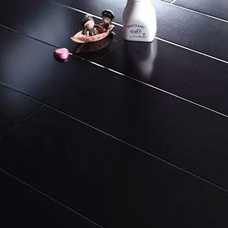 High Quality Pure Black Fashion Laminate Flooring