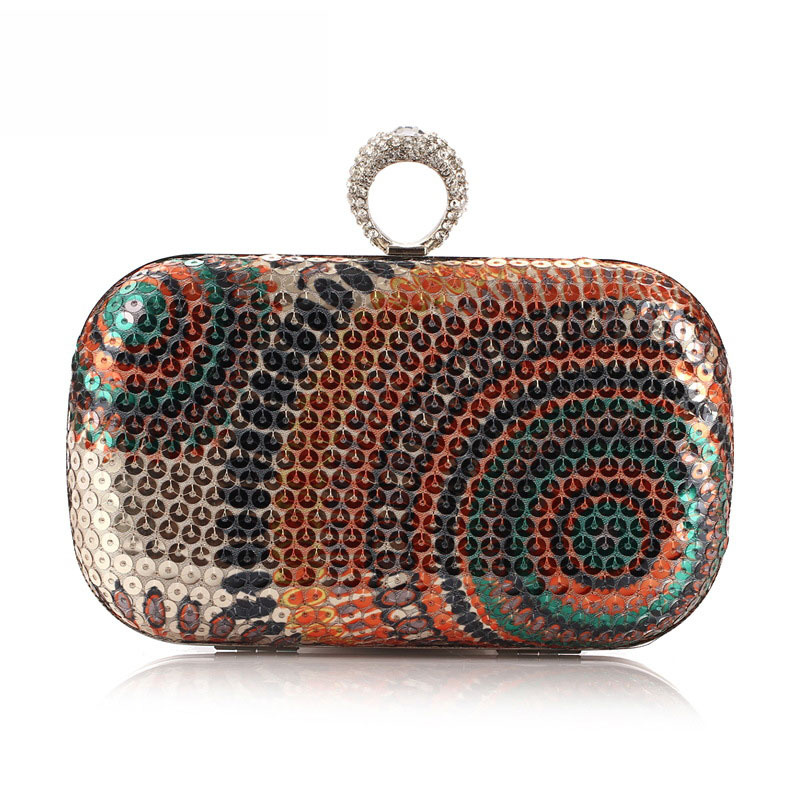 Quality Sequin Party Bag Women Fashion Hollow Clutch Bag