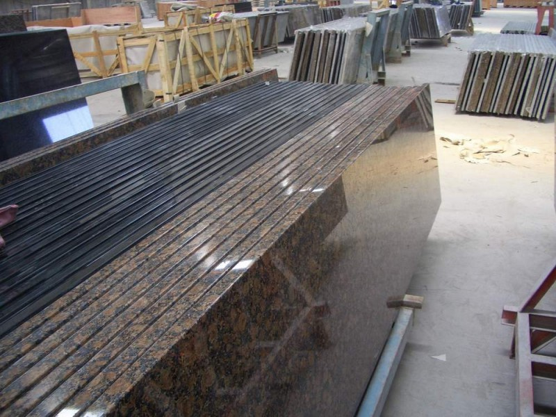Imported Granite Kitchen Countertop with Eased Edge