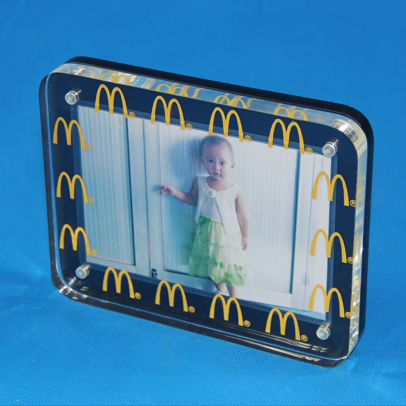 Acrylic Tea Color Magnetic Touch Frame