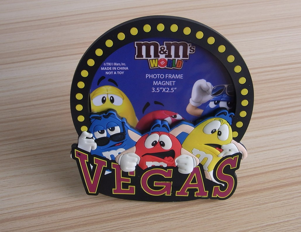 Custom 3D Soft PVC Magnetic Photo Frame
