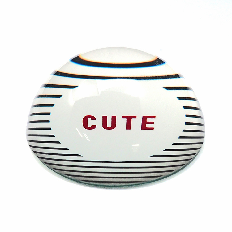 Custom Library Dome Glass Paperweight for Promotion Gift Hx-8342