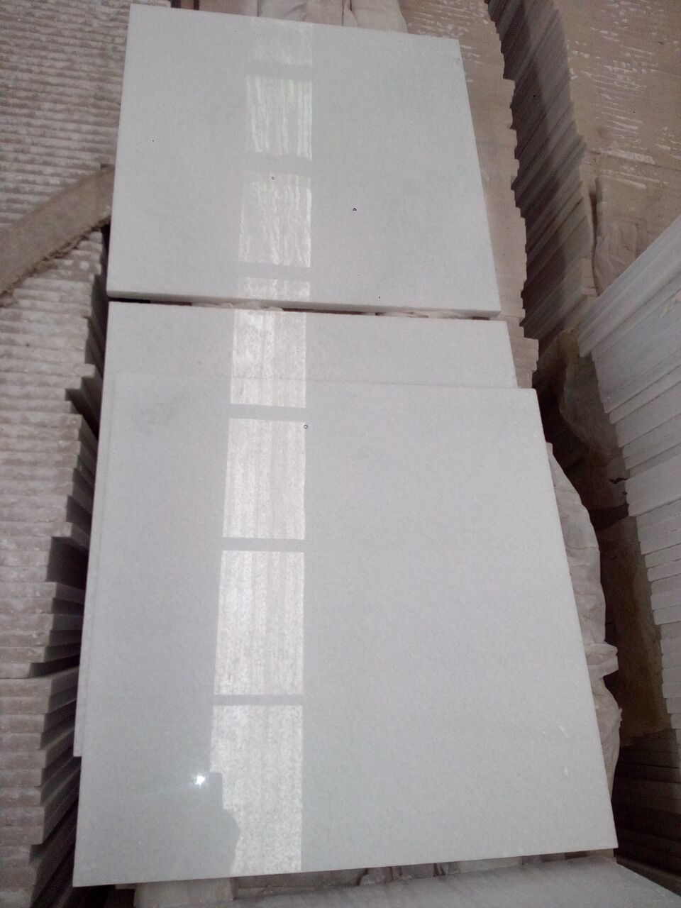 Chinese Hot Sale Crystal White Pure White Marble