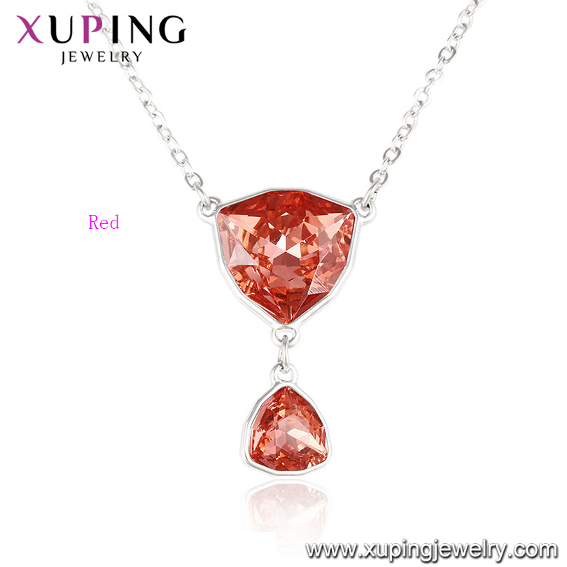 43326 Turkish Silver Color Jewelry Crystals From Swarovski Cheap Fancy Necklaces