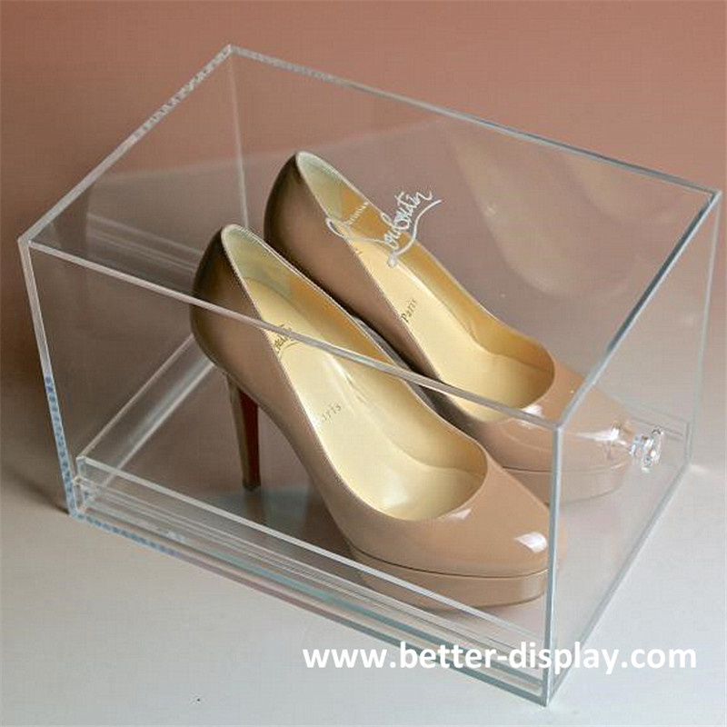 Custom Clear Acrylic Display Box for Shoes