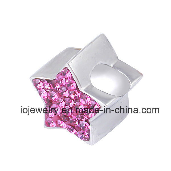 5mm Hole Star Metal Bead for Custom Jewelry