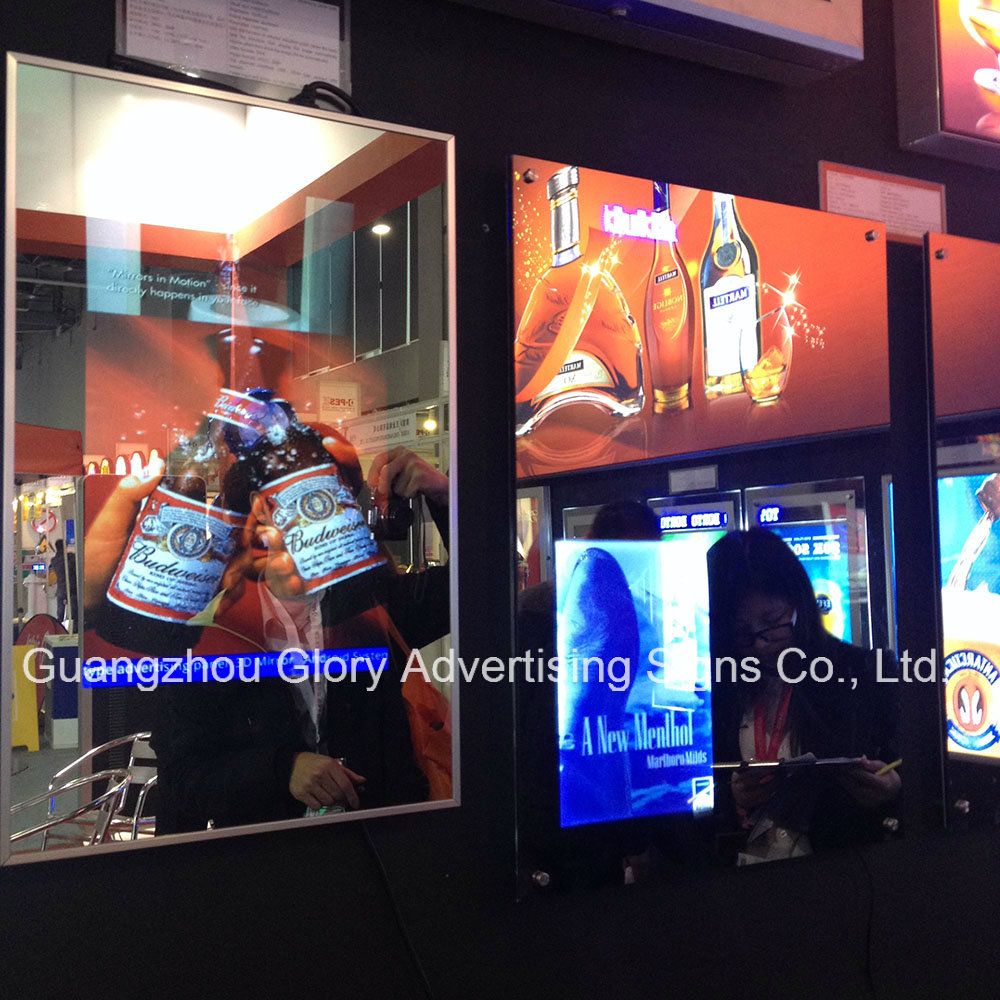 Advertising LED Lighting Magic Mirror/ Waterproof Magic LED TV Mirror
