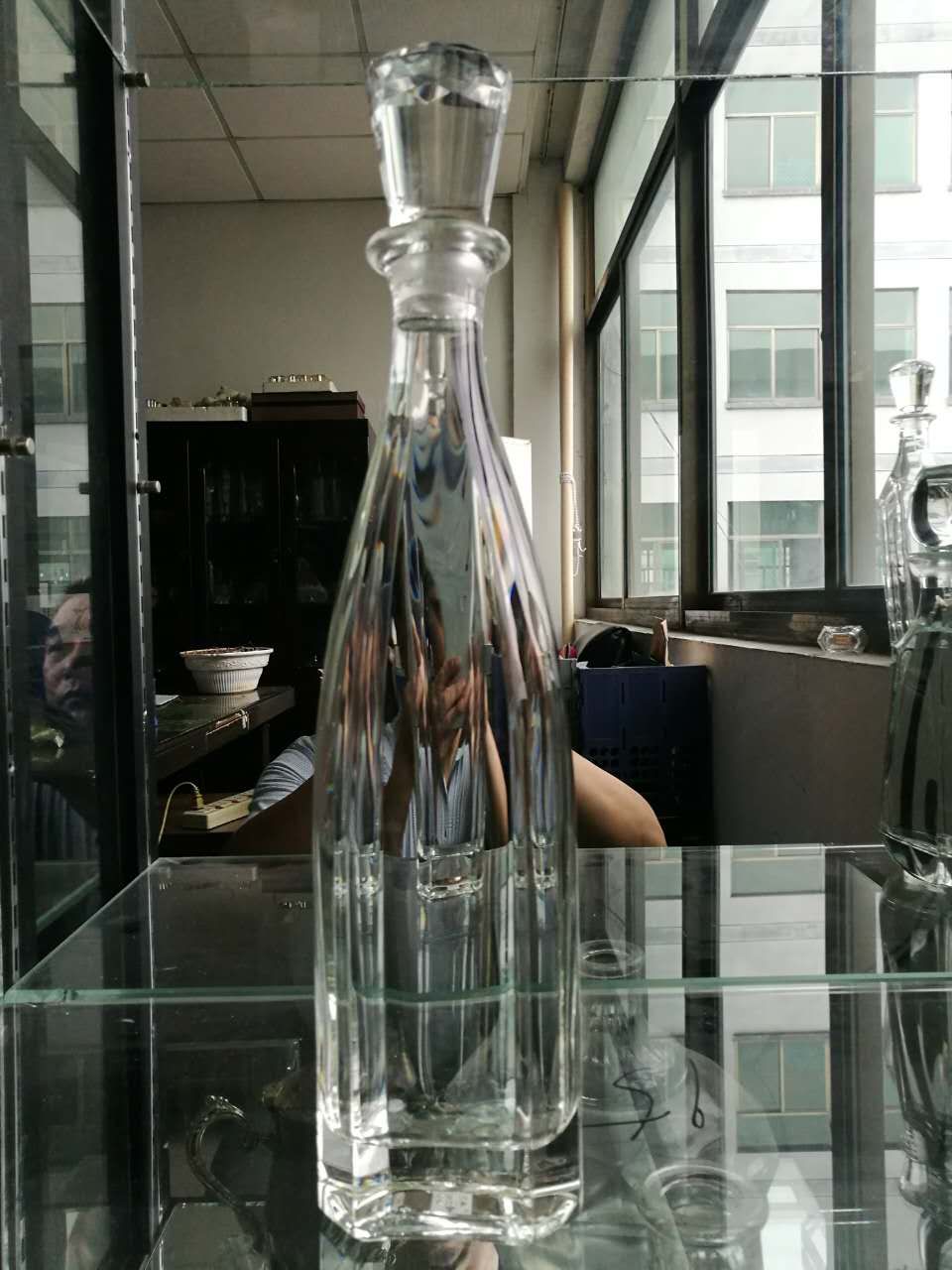 Glass Wine Bottle with Polish in 2018 U. S