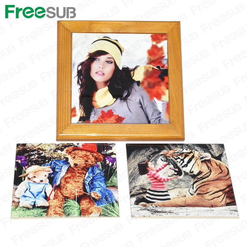 Freesub Interior Tiles Blank Sublimation Tiles 152*152mm for Photo Frame Scy03