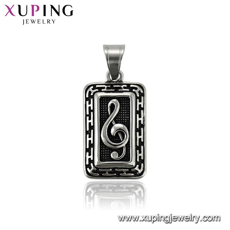 33844 Xuping Fashion Women Jewelry Rectangle Shaped Stainless Steel Pendant