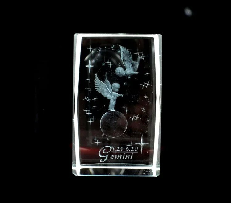 Block&Cube Product Type and Feng Shui Style Crystal Glass Cube