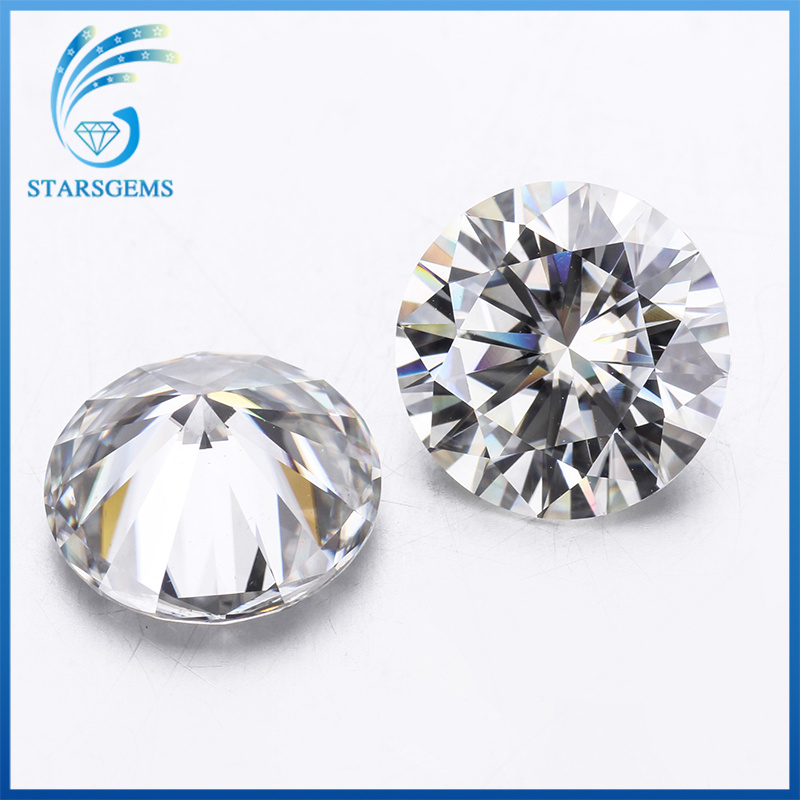 2.0 Carats Round Brilliant Cut Gh Color Vvs Clarity Moissanite Gemstones in Stock