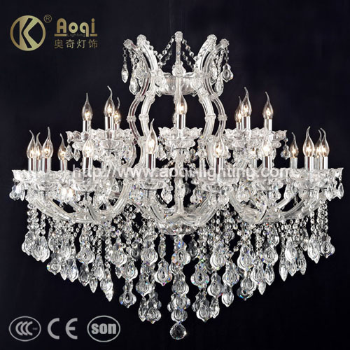 Hot Sale Clip Chrome Crystal Chandelier Light (AQ50038-16+8)