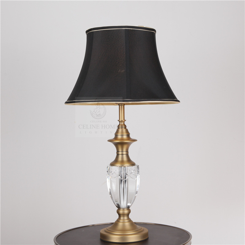 Crystal Book Light with Fabric Shade (82133)