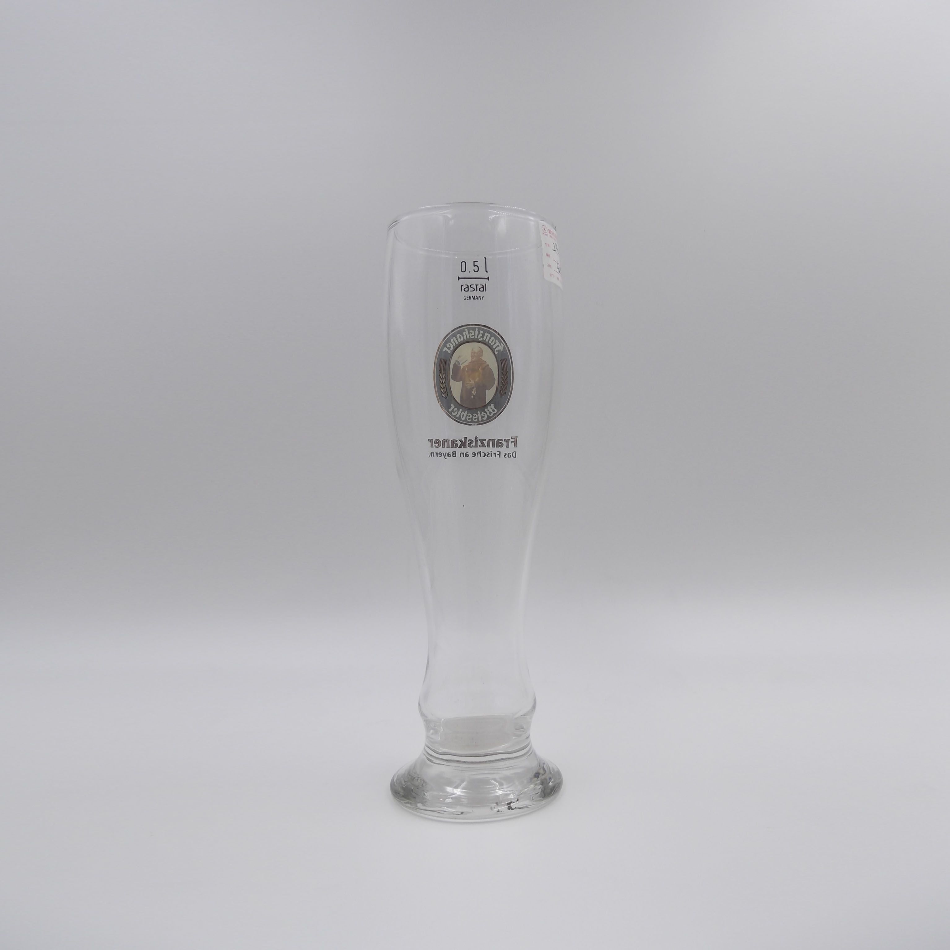 Transparent Glassware Cup for Beer Drinking with Decal