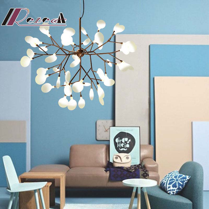 Modern Light Tree Branch LED Pendant Lamp for Washroom