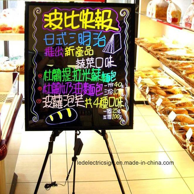 Menu Board with Writing Board with Drawing Board for Advertising Display