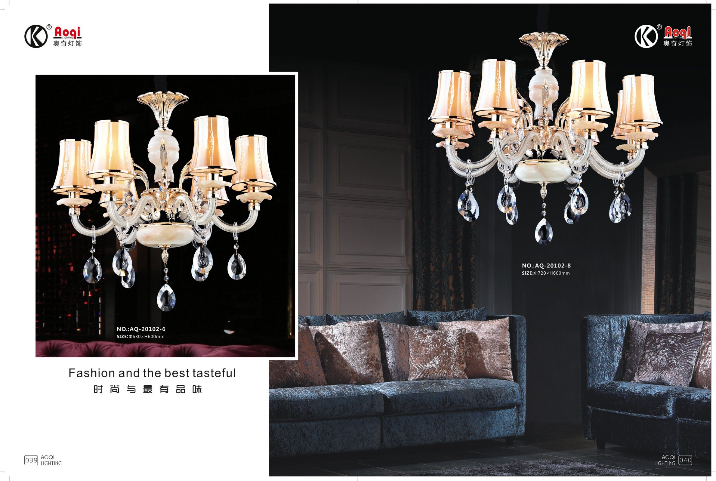 Fashion & Best Tasteful European Crystal Chandelier Pendant Light