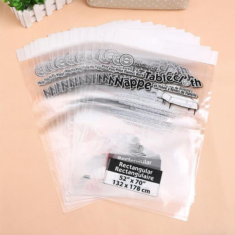Custom Transprent Adhesive OPP Packaging Plastic Bag/ Self-Adhesive OPP Plastic Bag with Printting