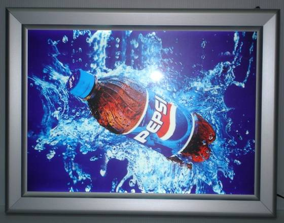 Thin Lightbox with Full Color LED Display as LED Billboard
