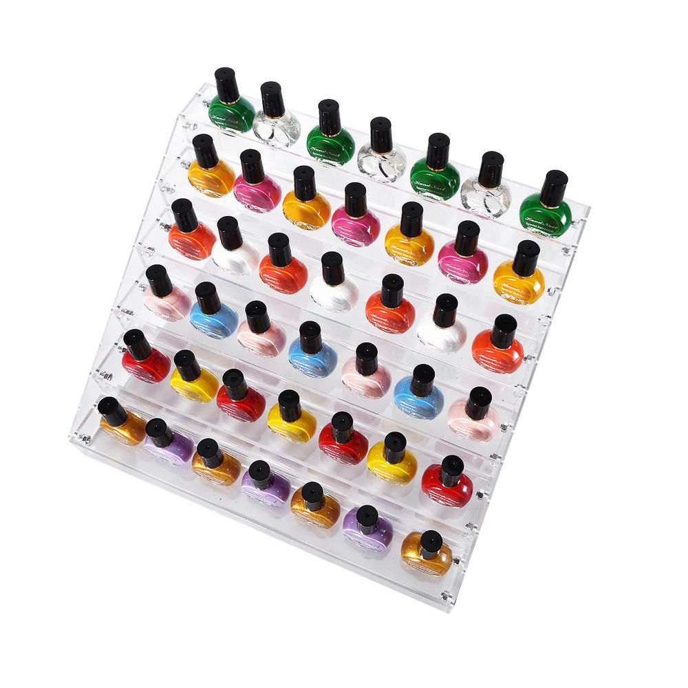 Crystal Clear Acrylic Nailpolish Organizer Wholesale