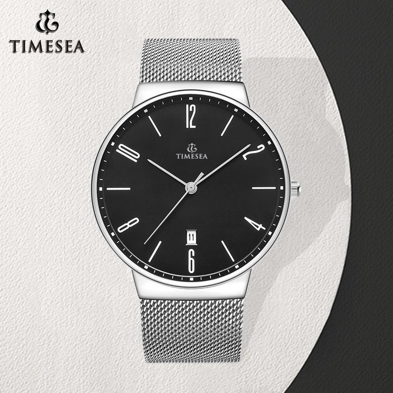 Waterproof Fashion Stainless Steel Man Wrist Watch 72749