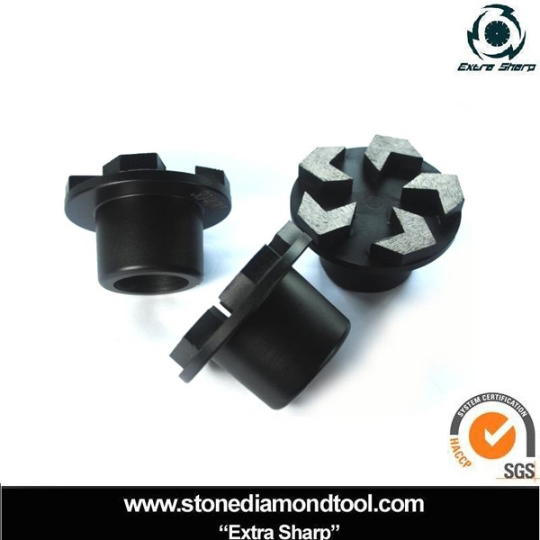 5 Arrow Segments Concrete Metal Diamond Grinding Plug