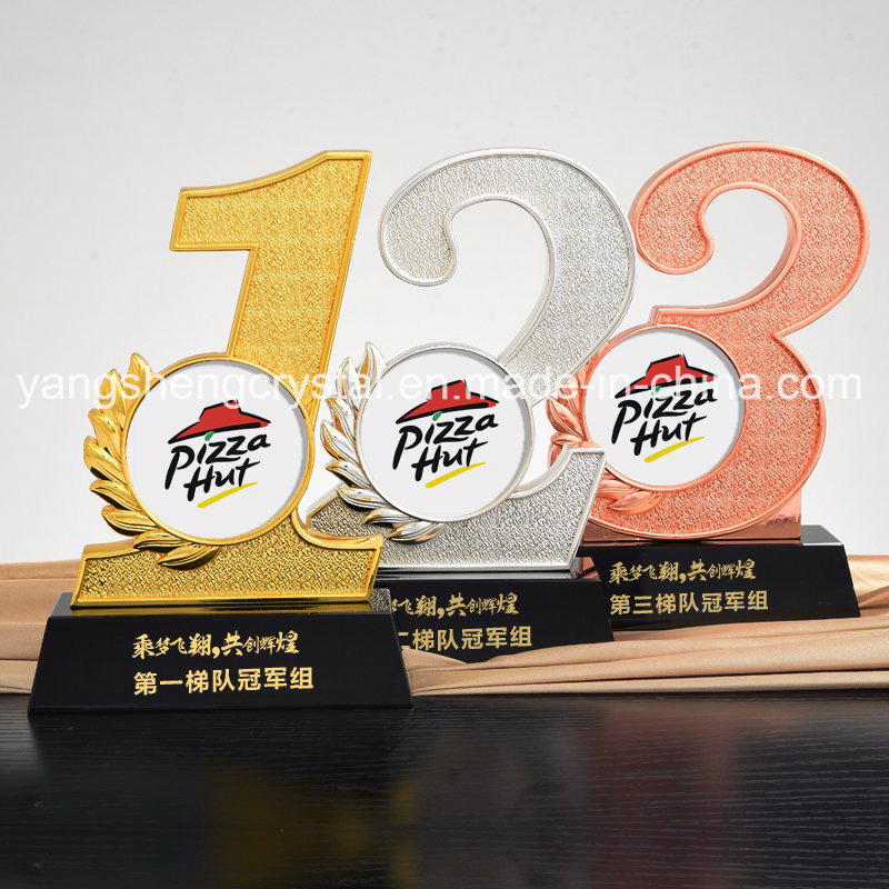 High Quality Latest Metal Crystal Trophy