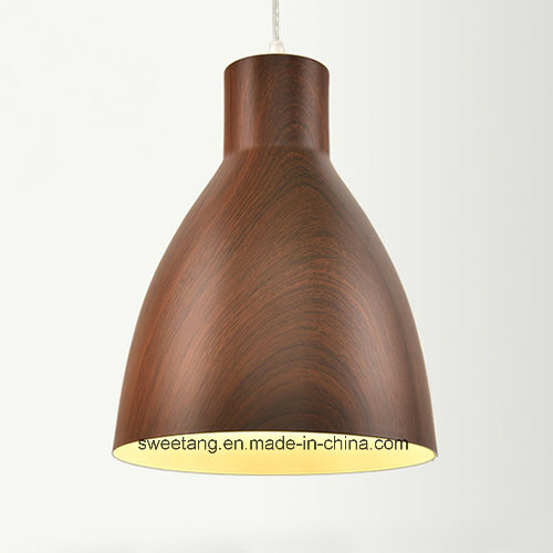 Modern Simple Wood Color Chandelier Pendant Light for Restaurant