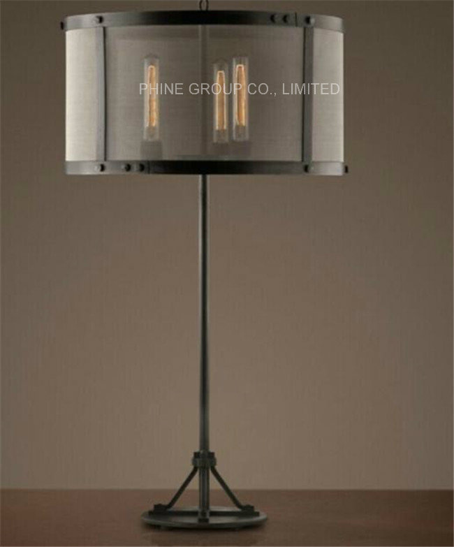 Interior Decorative Table/Desk Lamp with Metal for Bedside or Study