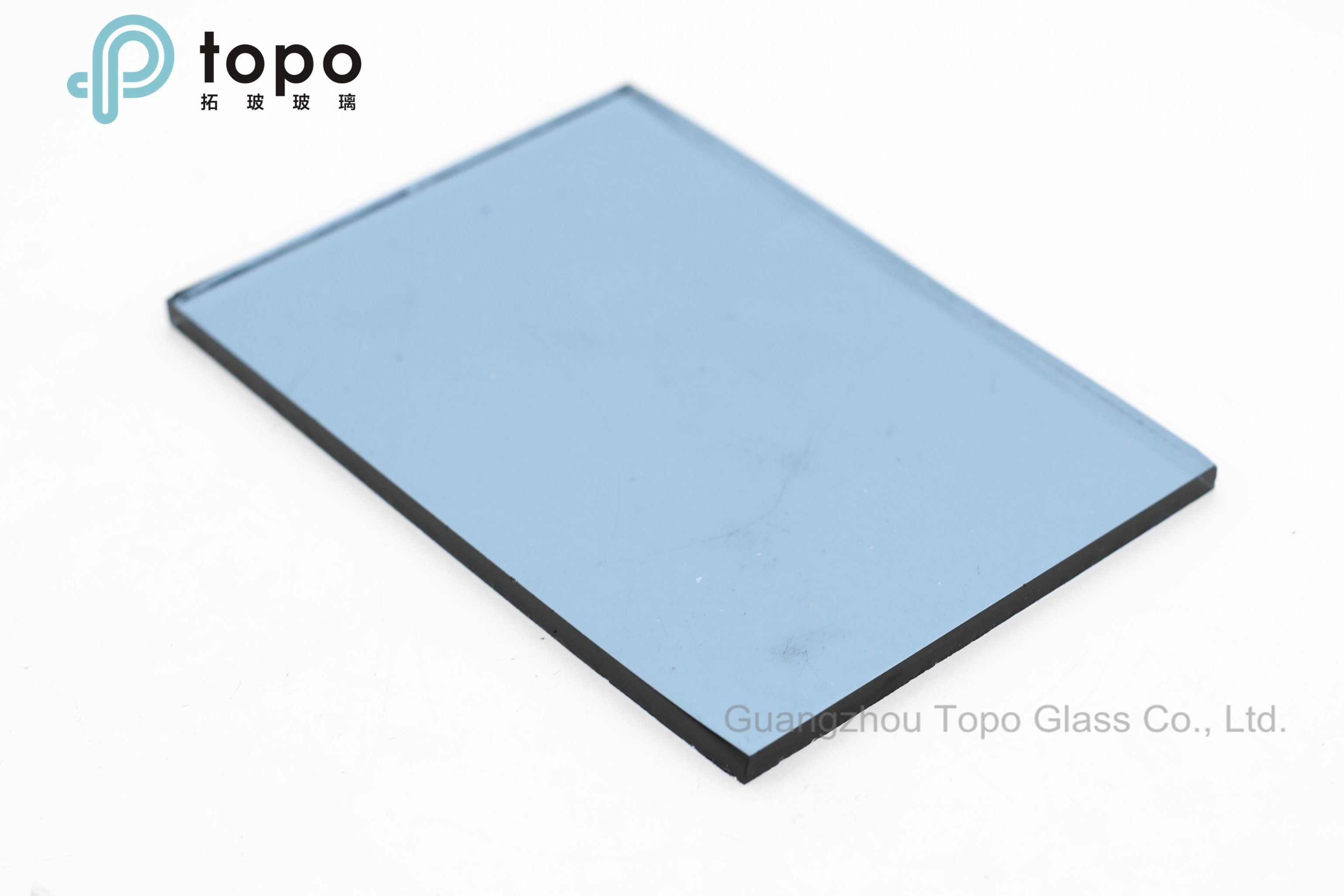 4mm-10mm Tinted Amber Crystal Blue Furniture Glass (C-CB)