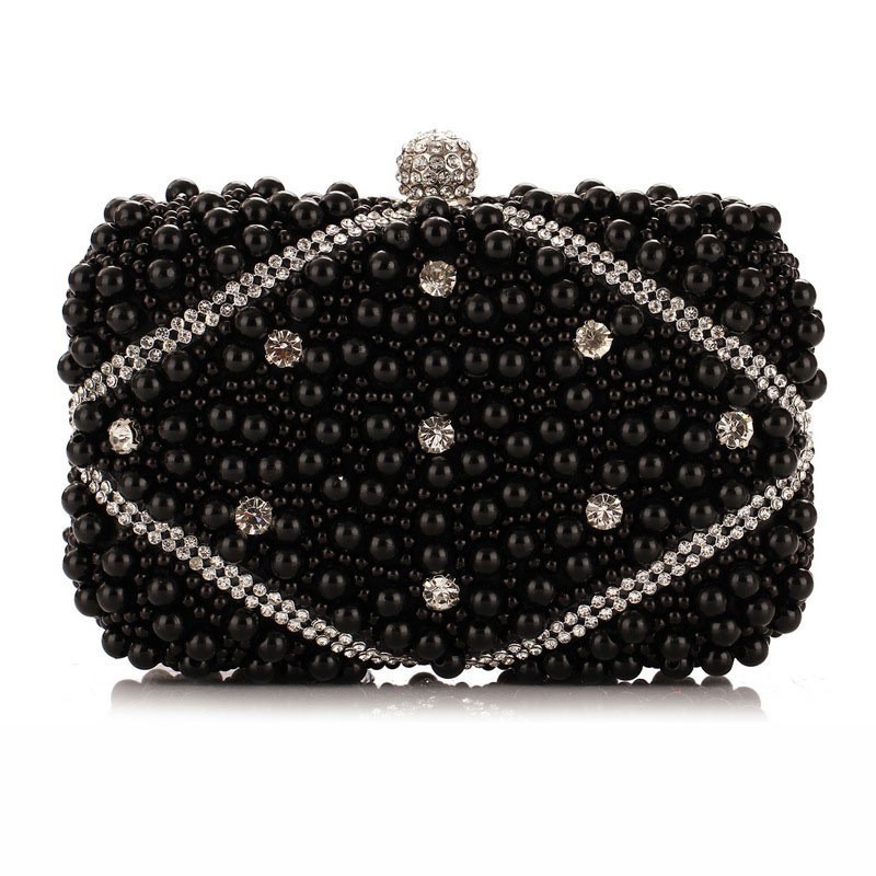 2016 Newest Women Handbag Fashion Pearl Designer Clutch Bag