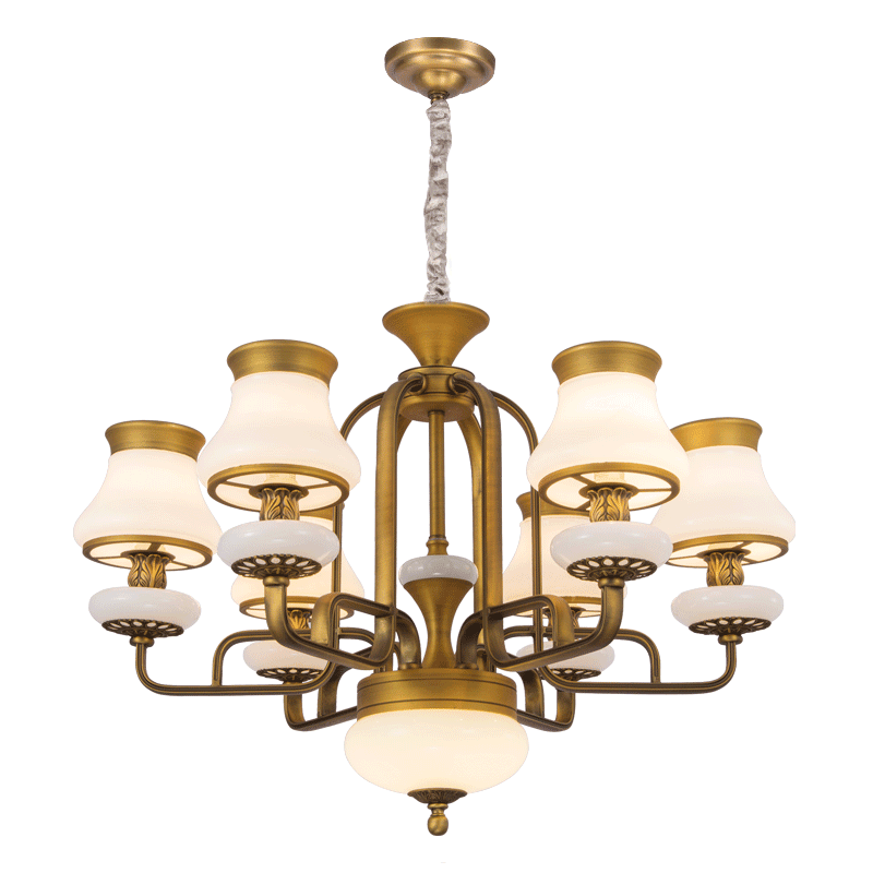 2017 New Design Iron Chandelier Lighting with Marble (SL2270-6)