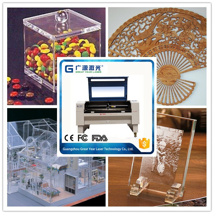 Guangzhou Low Price Laser Cutter for Acrylic MDF Board