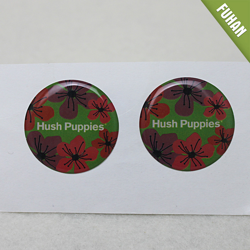 High Quality Custom Die Cut Flower Resin Crystal Sticker