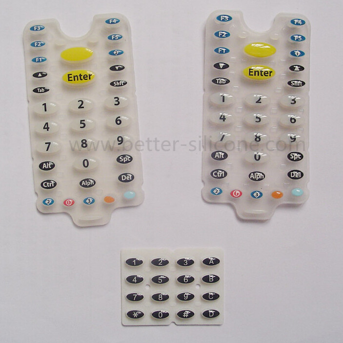Elastomeric Rubber Epoxy Silicone Keypad