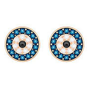 Wishes Evil Eye Pierced Earring with Multi-Colored