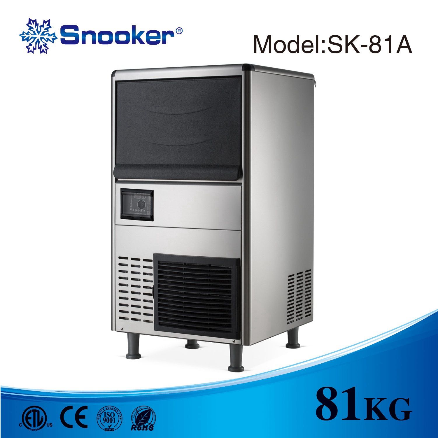 Cube Ice Making Machine 81kg/Day