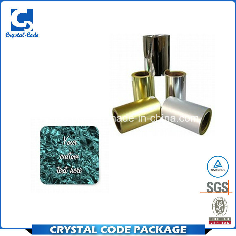 Waterproof Best Quality Aluminium Foil Sticker Label